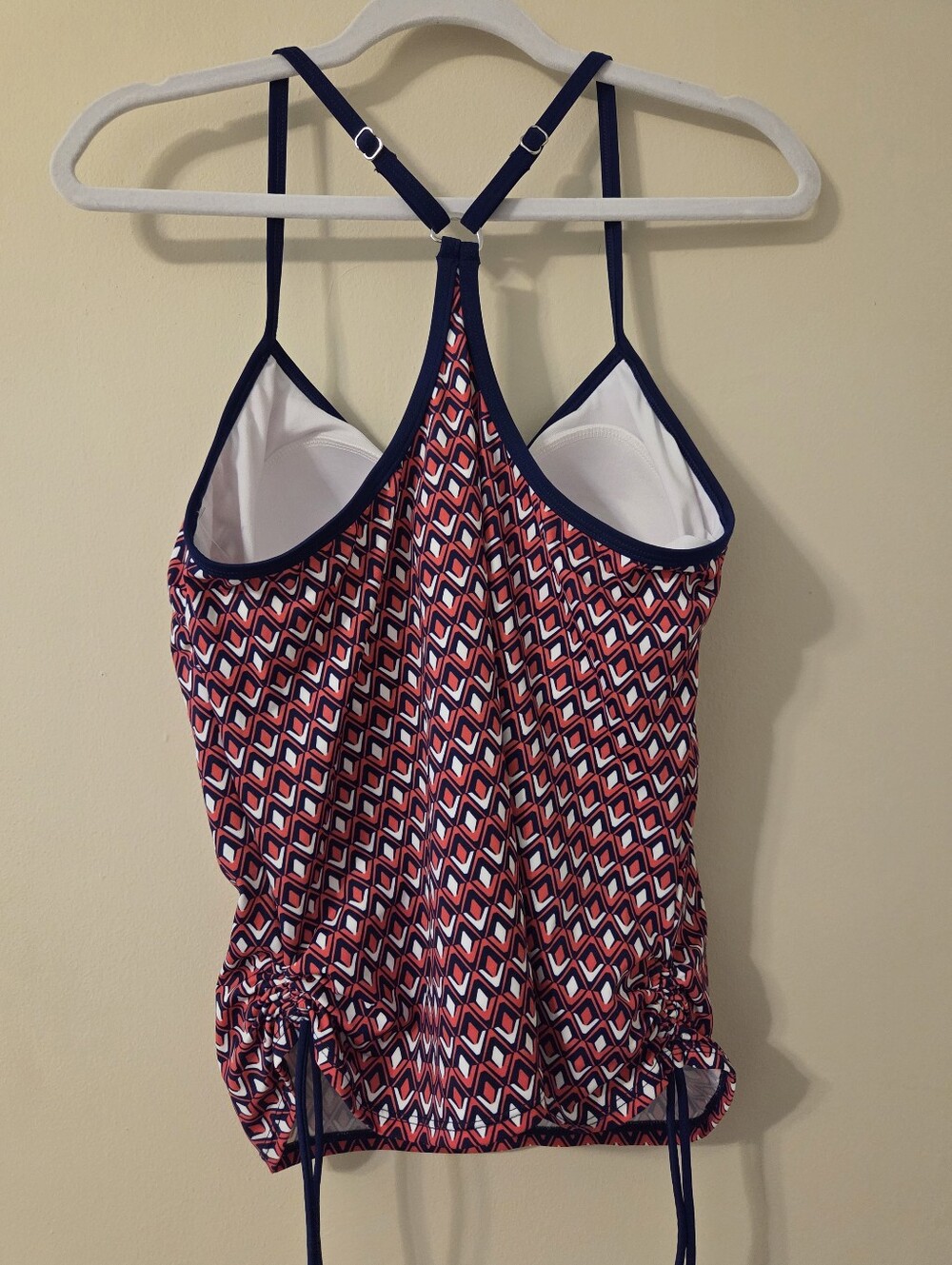 Geometric Pattern Tankini Top - Picture 2 of 8